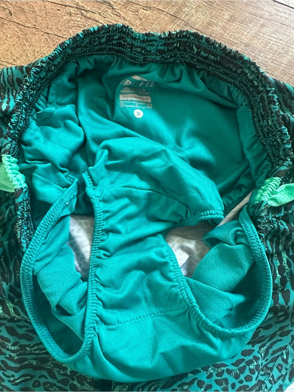 Women’s Neon Athletic Shorts - Bright Coral, Teal, Lime & Pink Mix - Picture 5 of 5